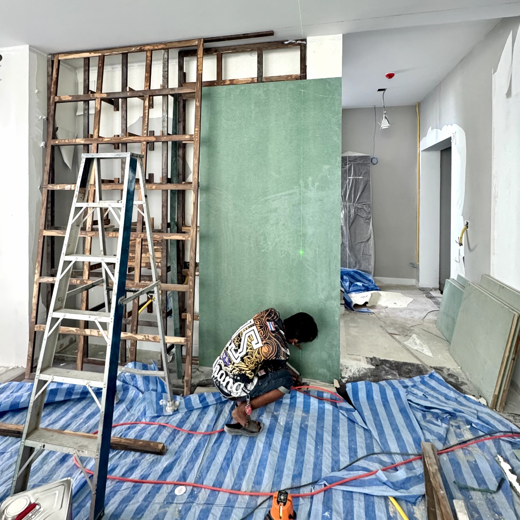 Interior build